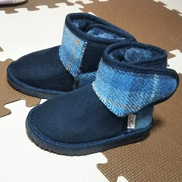 Harris Tweed(ハリスツイード)の【値下げ】キッズブーツ キッズ/ベビー/マタニティのキッズ靴/シューズ(15cm~)(ブーツ)の商品写真