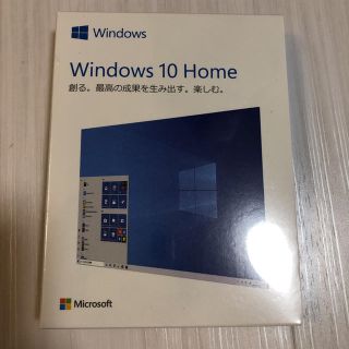 マイクロソフト(Microsoft)のWindows 10 home 日本語版(32/64bit)(コンピュータ/IT)