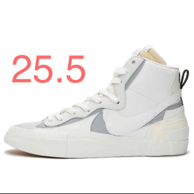 NIKE(ナイキ)の25.5cm Nike×Sacai BLAZER MID  メンズの靴/シューズ(スニーカー)の商品写真