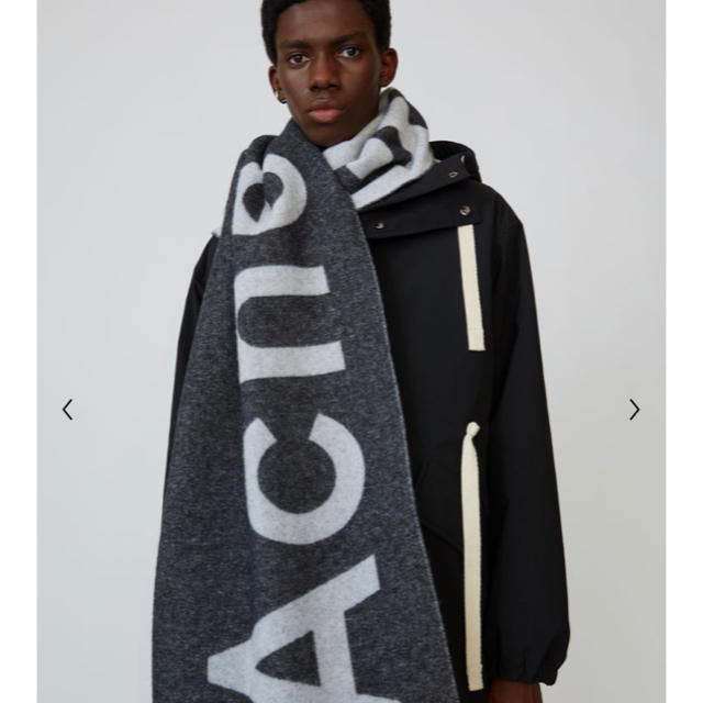 acne ロゴ　マフラー