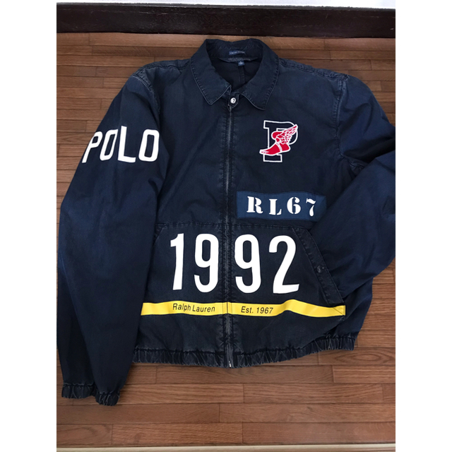 POLO RALPH LAUREN(ポロラルフローレン)のラルフローレン 1992  Lサイズ　スタジアム インディゴ ジャケット❶ メンズのジャケット/アウター(Gジャン/デニムジャケット)の商品写真