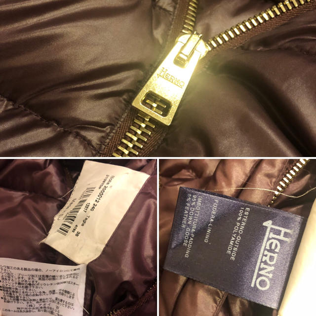 HERNO(ヘルノ)のHERNO ファー付きダウンコート レディースのジャケット/アウター(ダウンコート)の商品写真