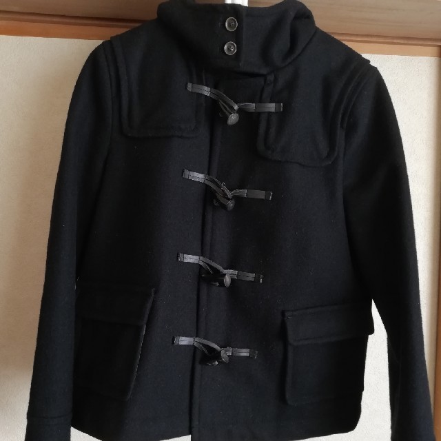 UNITED ARROWS green label relaxing(ユナイテッドアローズグリーンレーベルリラクシング)のゆか様専用　グリーンレーベルリラクシングショートダッフルコート　ブラック レディースのジャケット/アウター(ダッフルコート)の商品写真