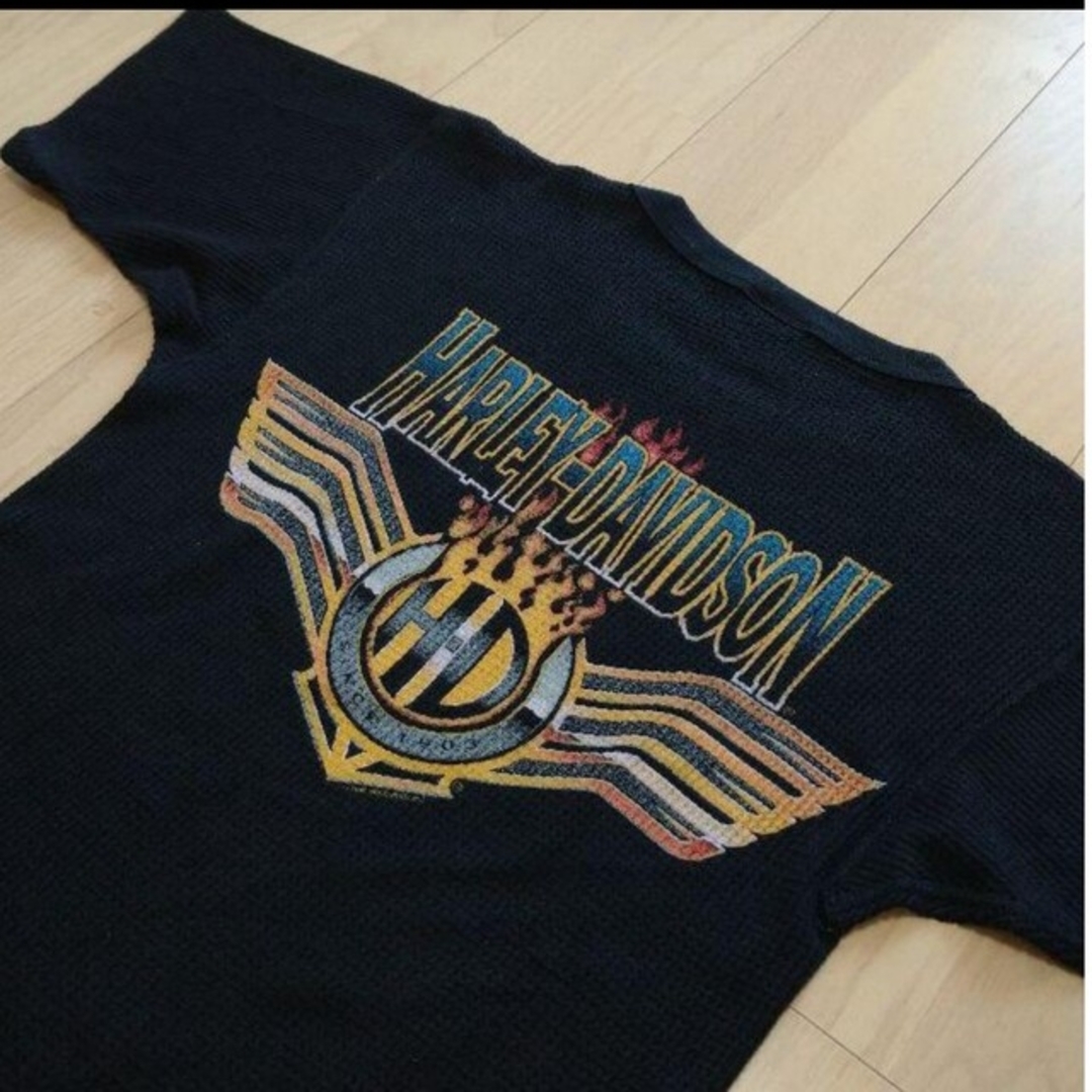 Harley Davidson(ハーレーダビッドソン)の⑨◆デッド94年製『made in USA』HARLEY DAVIDSON メンズのトップス(Tシャツ/カットソー(半袖/袖なし))の商品写真