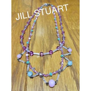 ジルスチュアート(JILLSTUART)の早い者勝ち！美品♡貴重☆レア品☆JILL STUART ビーズ2連ネックレス(ネックレス)