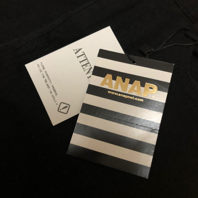 ANAP(アナップ)の黒パンツ レディースのパンツ(デニム/ジーンズ)の商品写真