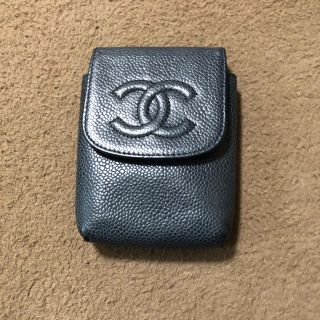 シャネル(CHANEL)のシャネル　キャビアスキン　シガレットケース(タバコグッズ)