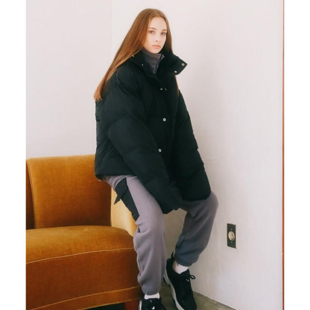 新品☆ANOUTFIT☆【BLACK】ユニセックスオーバーサイズダウン