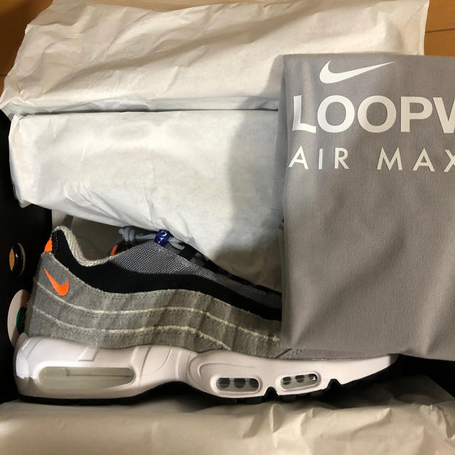 NIKE(ナイキ)のnike × loopwheeler air max 95 29.0cm メンズの靴/シューズ(スニーカー)の商品写真