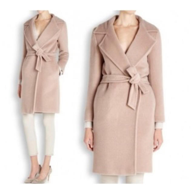 Max Mara(マックスマーラ)のMaxmara pinkbeige coat♡ レディースのジャケット/アウター(ロングコート)の商品写真