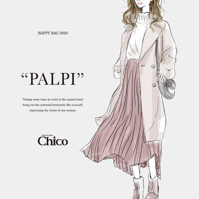 who's who Chico(フーズフーチコ)のchico レディースのスカート(ひざ丈スカート)の商品写真