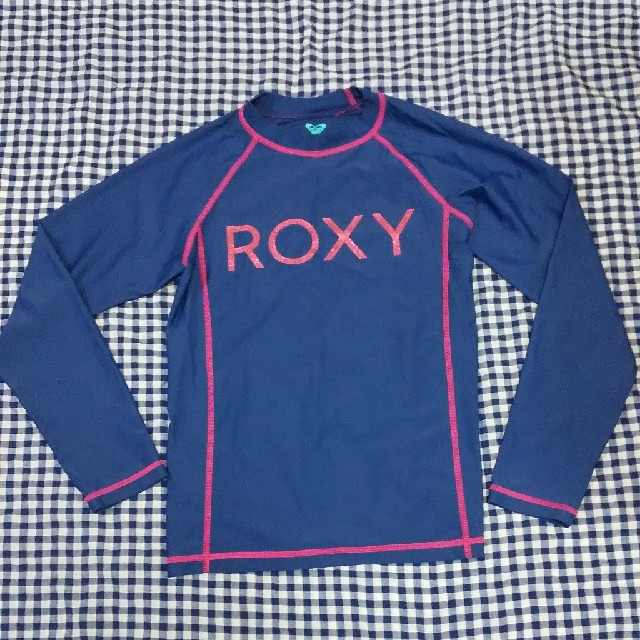 Roxy(ロキシー)のtutomeru数回着用 ROXY ロキシー長袖ラッシュガード 150 タグなし キッズ/ベビー/マタニティのキッズ服女の子用(90cm~)(水着)の商品写真