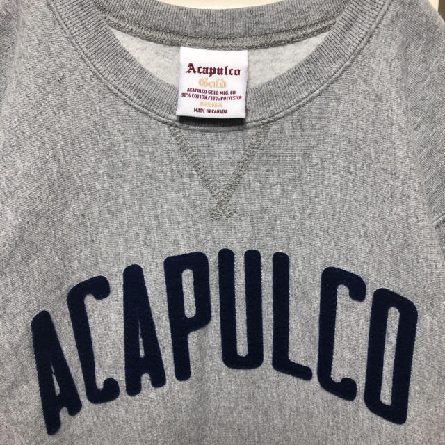 ACAPULCO GOLD(アカプルコゴールド)の♥︎USED 古着 メンズM【ACAPULCO GOLD】スウェット♥︎古着女子 メンズのトップス(スウェット)の商品写真