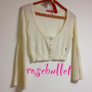 ローズブリット(rosebullet)の送料込！rosebullet美品カーデ♡(カーディガン)