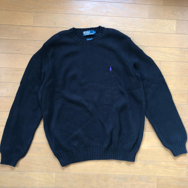 Ralph Lauren(ラルフローレン)のラルフローレン★ポロ★セーター★ニット★ロゴ★オーバーサイズ★古着★used メンズのトップス(ニット/セーター)の商品写真