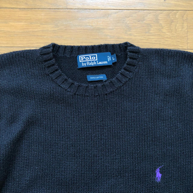 Ralph Lauren(ラルフローレン)のラルフローレン★ポロ★セーター★ニット★ロゴ★オーバーサイズ★古着★used メンズのトップス(ニット/セーター)の商品写真