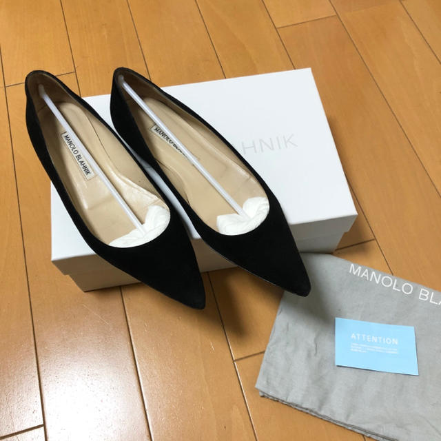 マノロブラニク MANOLO BLAHNIK BBフラット バレエシューズ