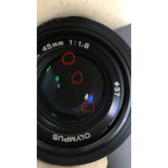 OLYMPUS(オリンパス)のみほ様専用　M.ZUIKO DIGITAL 45mm F1.8 ブラック スマホ/家電/カメラのカメラ(レンズ(単焦点))の商品写真