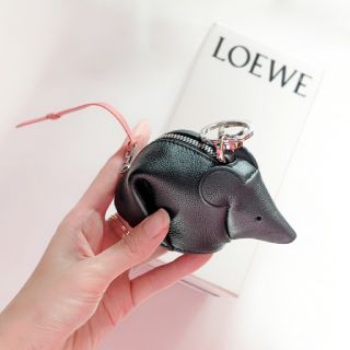 ロエベ(LOEWE)のラスト１【新品】LOEWE マウス コインケース/バッグチャーム ブラック(コインケース)