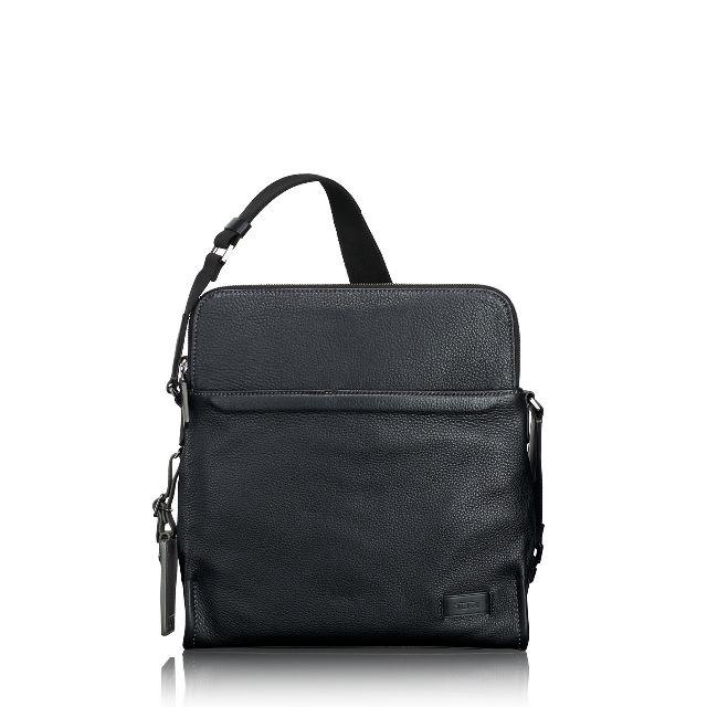 ★新品！TUMI【ハリソン ストラットン クロスボディ 63013DP】黒◇本革