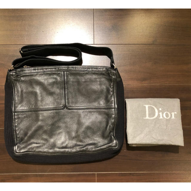 DIOR HOMME(ディオールオム)のDior homme ライダース レザーショルダーバッグ ディオールオム  メンズのバッグ(ショルダーバッグ)の商品写真