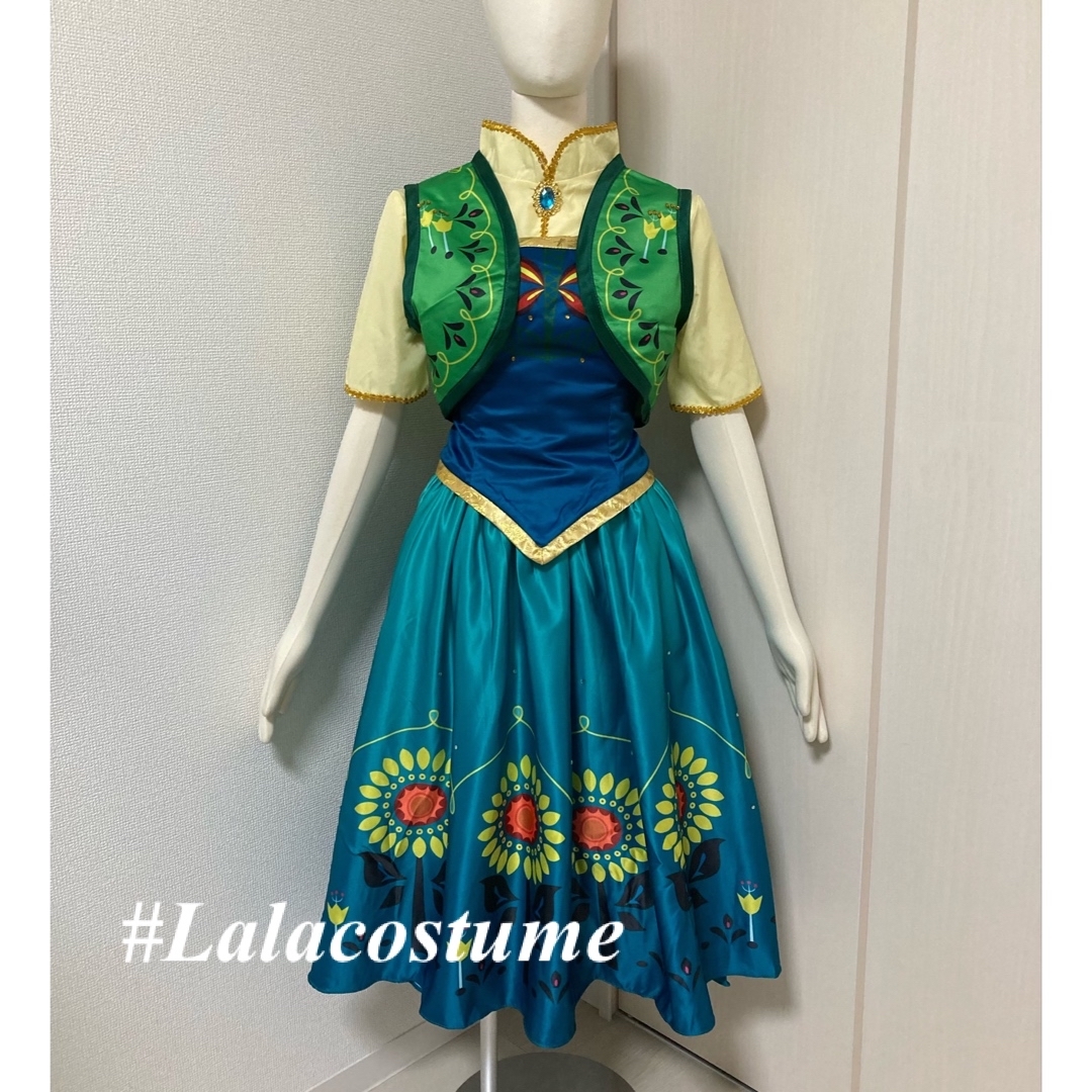 新品未使用✧︎アナと雪の女王2 エルサのサプライズ ドレス 衣装 コスプレ