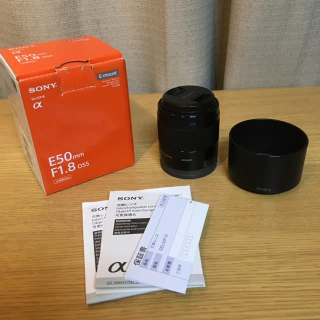 【美品】SONY 単焦点レンズ　Eマウント 50mm F1.8 SEL50F18