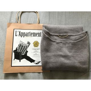 アパルトモンドゥーズィエムクラス(L'Appartement DEUXIEME CLASSE)の『モトハル様専用』アパルトモン指ぬきボートネックニット(ニット/セーター)