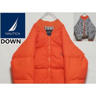 トミーヒルフィガー(TOMMY HILFIGER)の90年代 NAUTICA ダウンジャケット XL リバーシブル(ダウンジャケット)