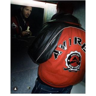 アヴィレックス レッド レザージャケット/革ジャン(メンズ)の通販 14点