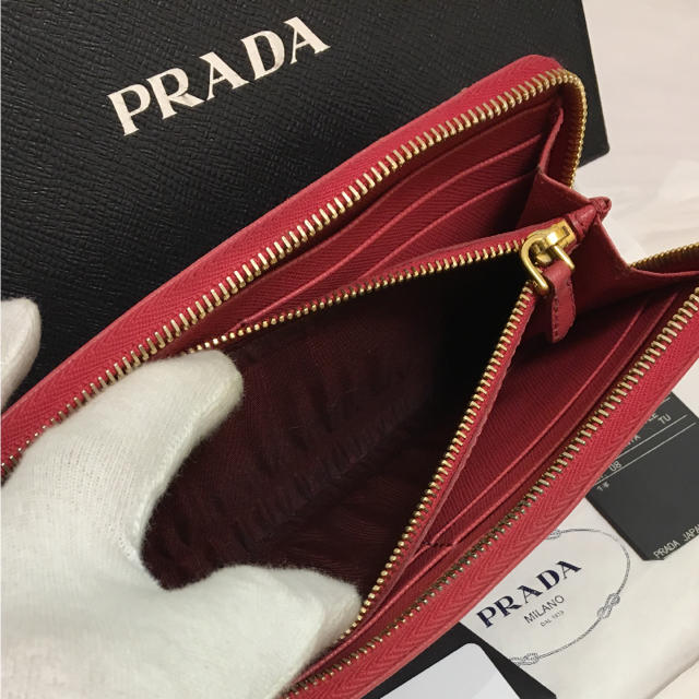PRADA Ｌファスナー長財布の通販 by NISHIKI's shop｜プラダならラクマ - ❤️正規品❤️PRADA 限定品即納