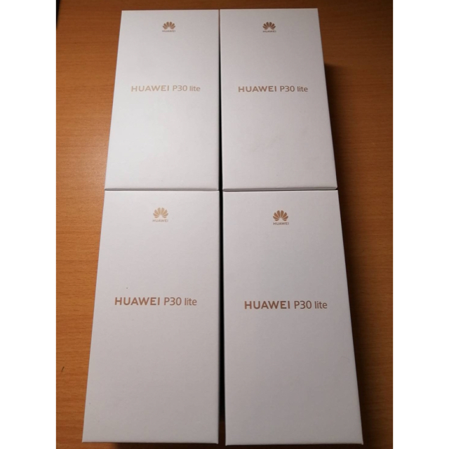 正規品! P30 HUAWAI lite 4台 パールホワイト 64GB スマートフォン本体