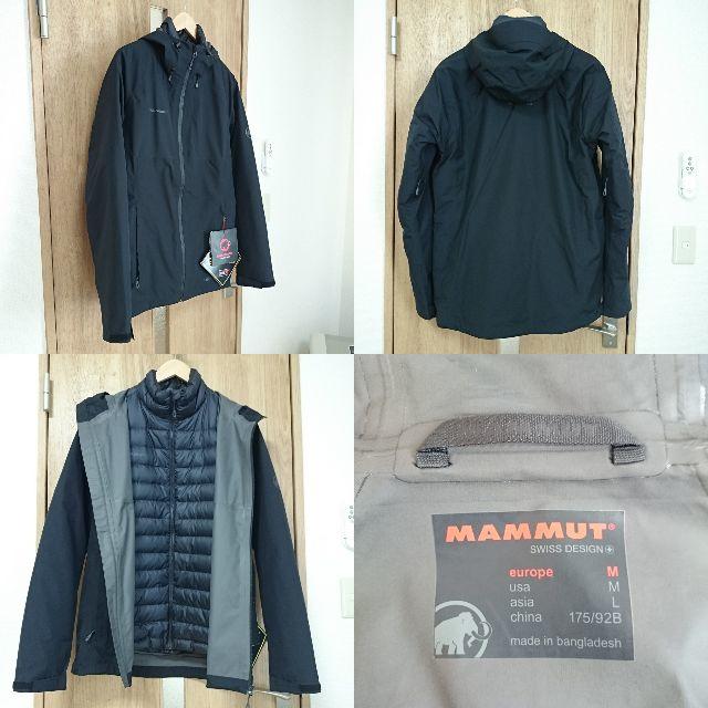 Mammut(マムート)の新品 MAMMUT インナーダウン付き GORE-TEXマウンテンパーカー スポーツ/アウトドアのアウトドア(登山用品)の商品写真