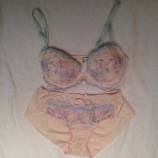 トリンプ ブラ＆パンティセット オレンジ(その他)