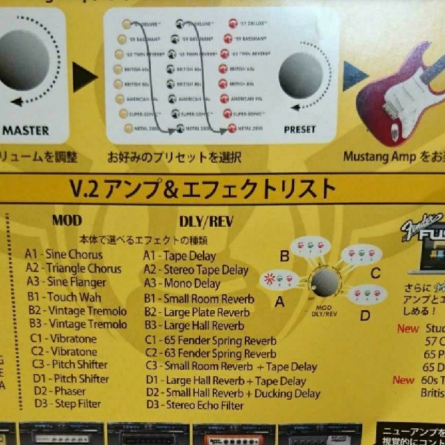 ギターアンプ Fender MUSTUNG1 V2 楽器のギター(ギターアンプ)の商品写真