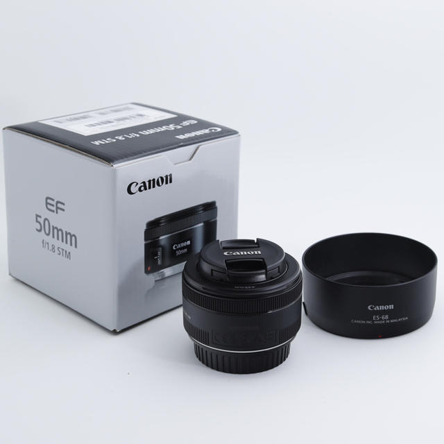 【美品】Canonキヤノン単焦点レンズ EF50mm F1.8 STM