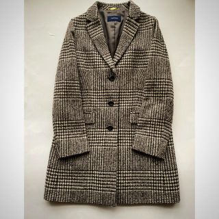 NEWYORKER - ほぼ新品 ニューヨーカー グレンチェックチェスターコート