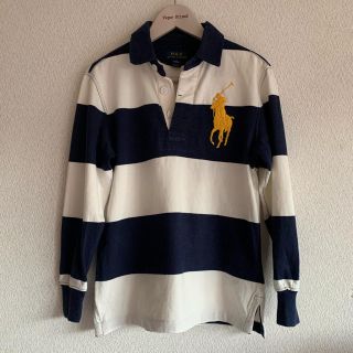 ポロラルフローレン(POLO RALPH LAUREN)のRALPH LAUREN☆ラガ－シャツ 長袖ポロシャツ ボ－ダ－シャツ☆140(Tシャツ/カットソー)