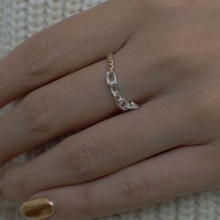 アメリヴィンテージ(Ameri VINTAGE)のAMERI e.m. 別注 CHAIN RING(リング(指輪))