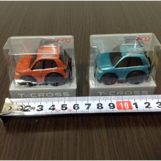 フォルクスワーゲン(Volkswagen)の【フォルクスワーゲン×タカラトミー】T-CROSS チョロＱ 新品２点セット(ミニカー)