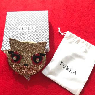 フルラ(Furla)のFURLA☆コインケース＊バッグチャーム★小銭入れ＊ミニポーチ★キラキラゴールド(コインケース)