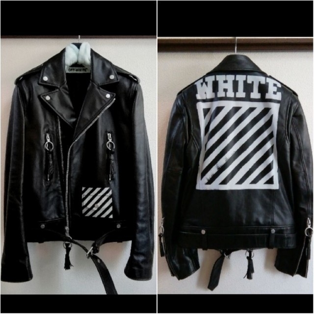 OFF-WHITE - 国内正規品 ライダースジャケットの通販 n