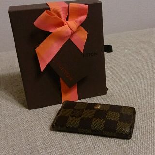 ルイヴィトン(LOUIS VUITTON)のルイヴィトン    ダミエ4連キーケース(キーケース)