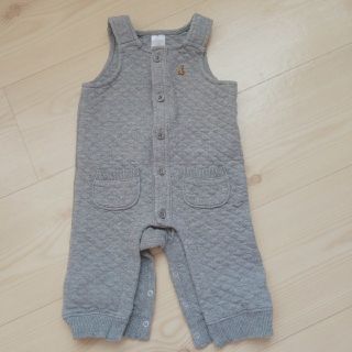 ベビーギャップ(babyGAP)のBabyGAPグレーオーバーオール70(カバーオール)