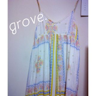 グローブ(grove)のgrove*フラワーマキシワンピース*(ロングワンピース/マキシワンピース)