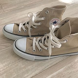 コンバース(CONVERSE)の美品コンバース☆人気ベージュ(スニーカー)