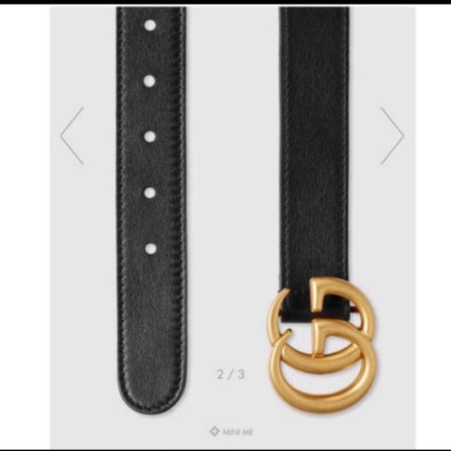 Gucci(グッチ)のGUCCI グッチ　ダブルG バックル　ベルト レディースのファッション小物(ベルト)の商品写真