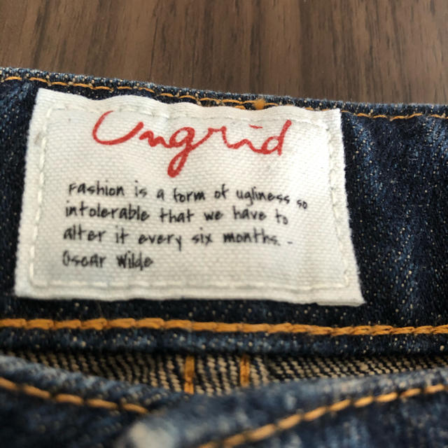 Ungrid(アングリッド)のUngrid ダメージサルエルジーンズ　size26 レディースのパンツ(デニム/ジーンズ)の商品写真