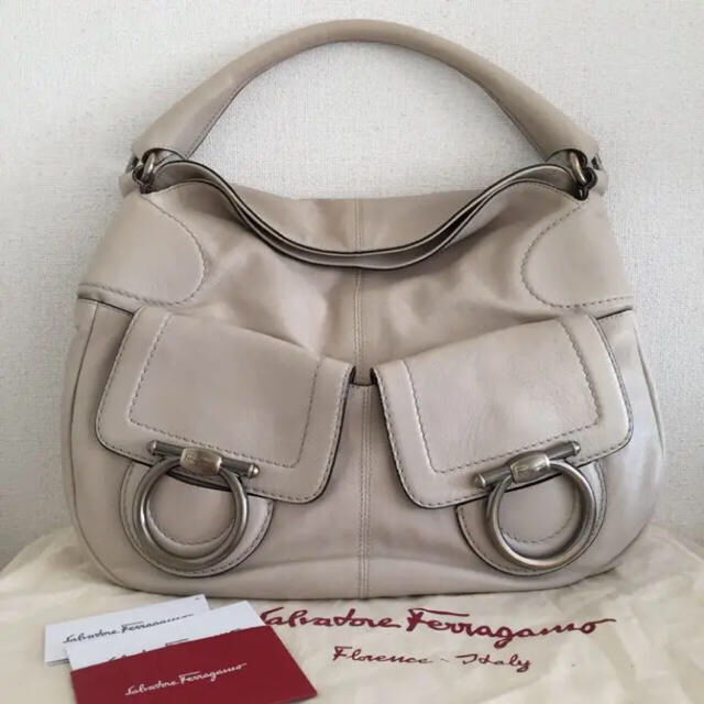 美品 フェラガモ トートバッグ ferragamo