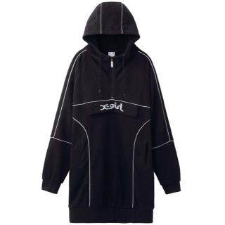 エックスガール(X-girl)の新品 X-girl  SWEAT ANORAK ワンピース(ひざ丈ワンピース)